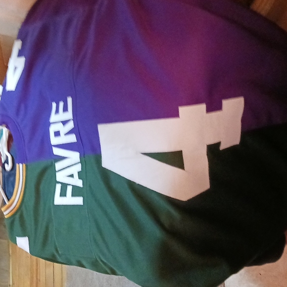 NFL Shirts Brett Farr Split Jersey Half Greenbay Packers Half